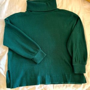 Emerald green top from The Gap.